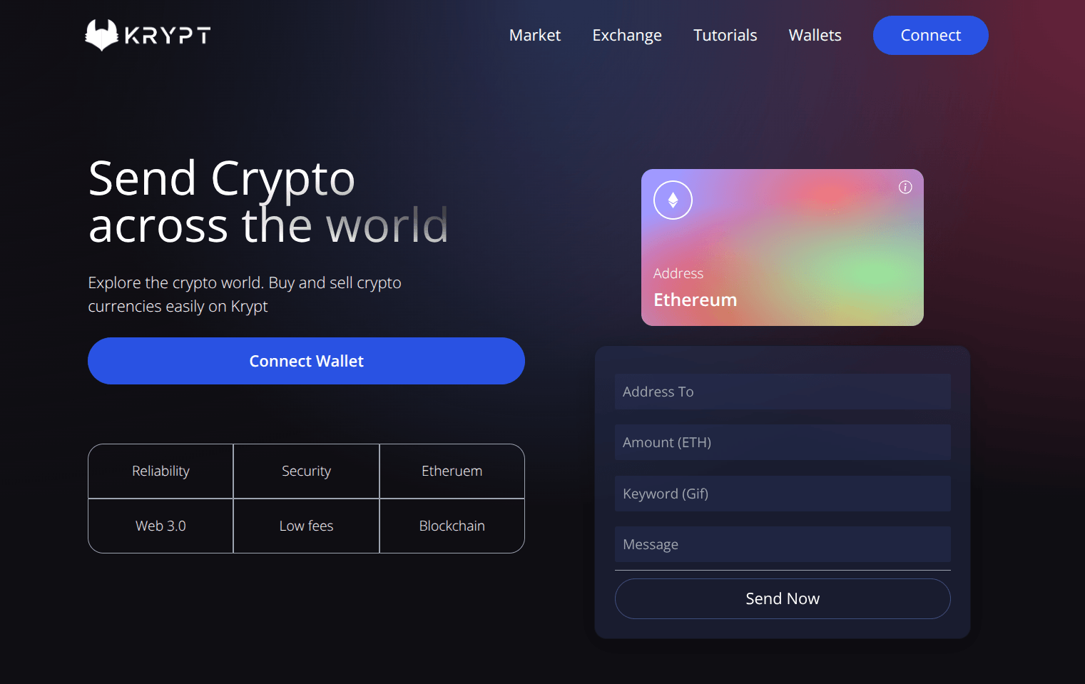Krypt application interface